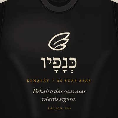 Camiseta com a arte Asas